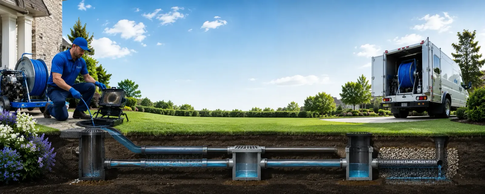Outdoor drain cleaning information for Benton, WI